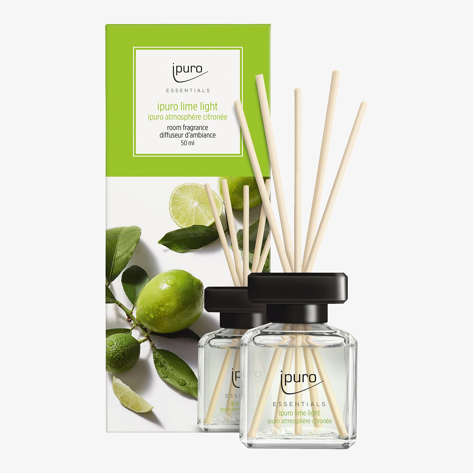 Diffusore per ambiente ipuro essential lime light raumduft 200 ml
