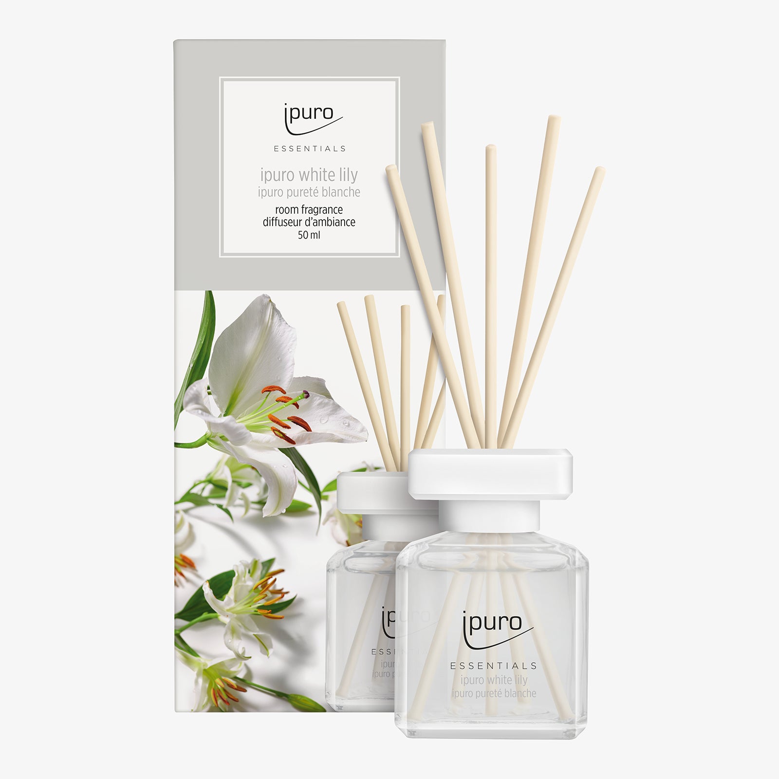 ipuro Essentials - Profumo per ambienti White Lily, 50 ml