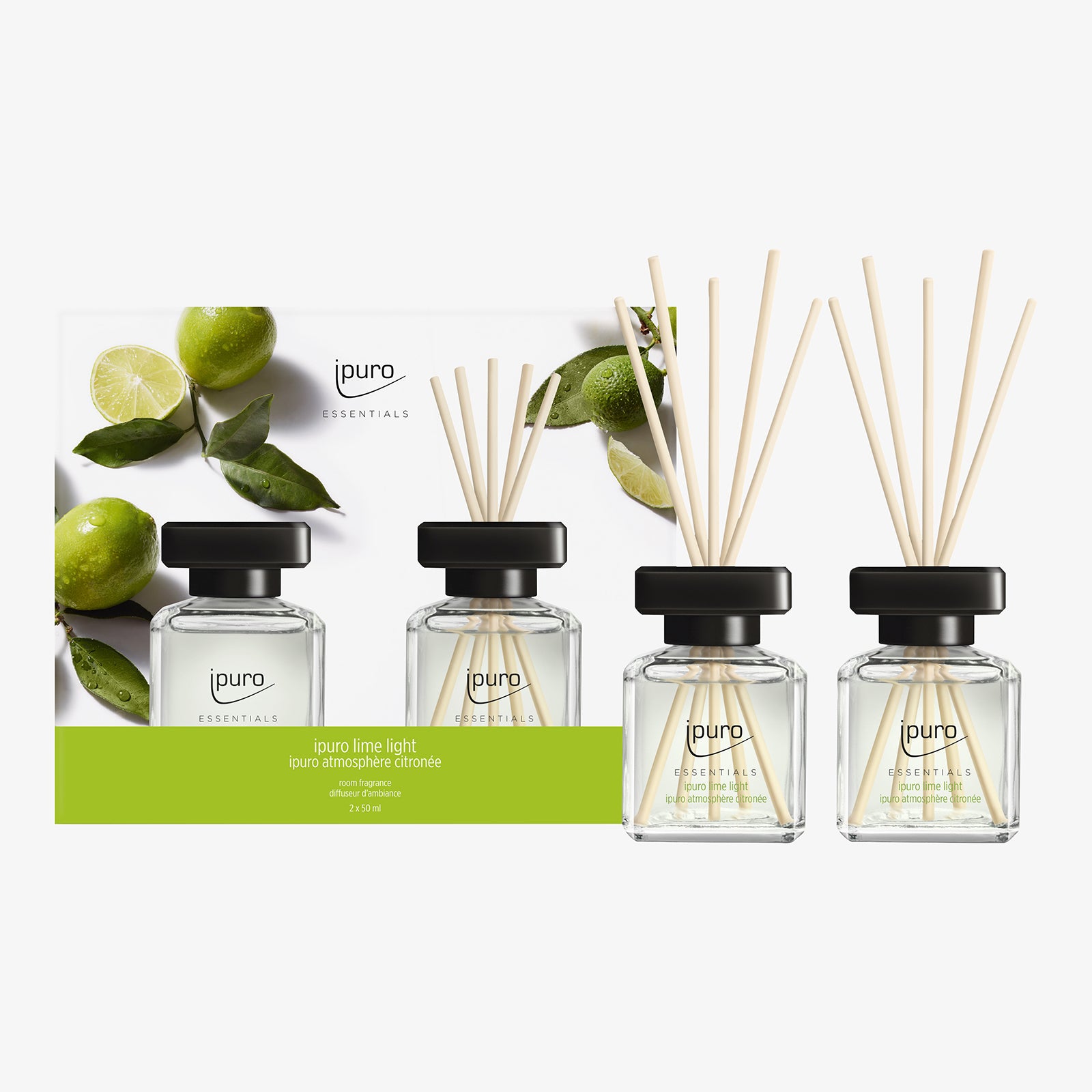 ESSENTIALS ipuro lime light room fragrance set - Main Image