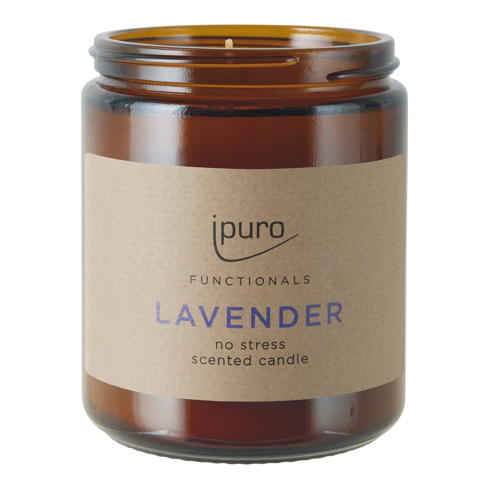 Bougie parfumée à la lavande ipuro FUNCTIONALS