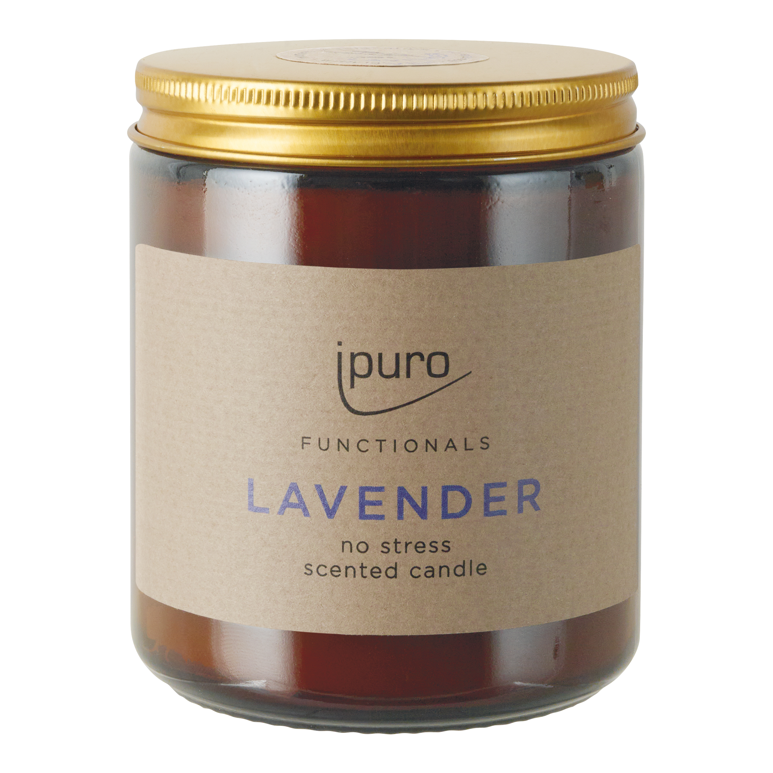 Bougie parfumée à la lavande ipuro FUNCTIONALS