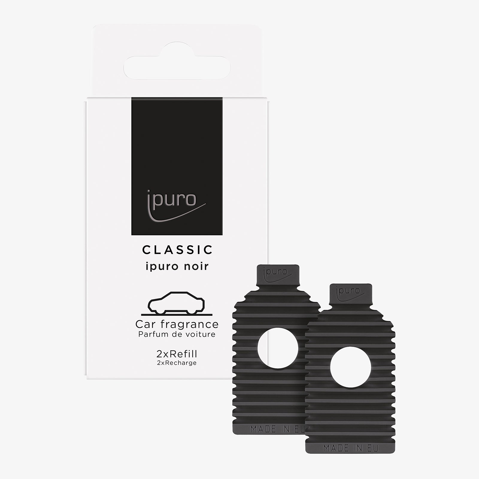 ipuro CLASSIC Autoduft Nachfüllpack noir 2x9g – IPURO
