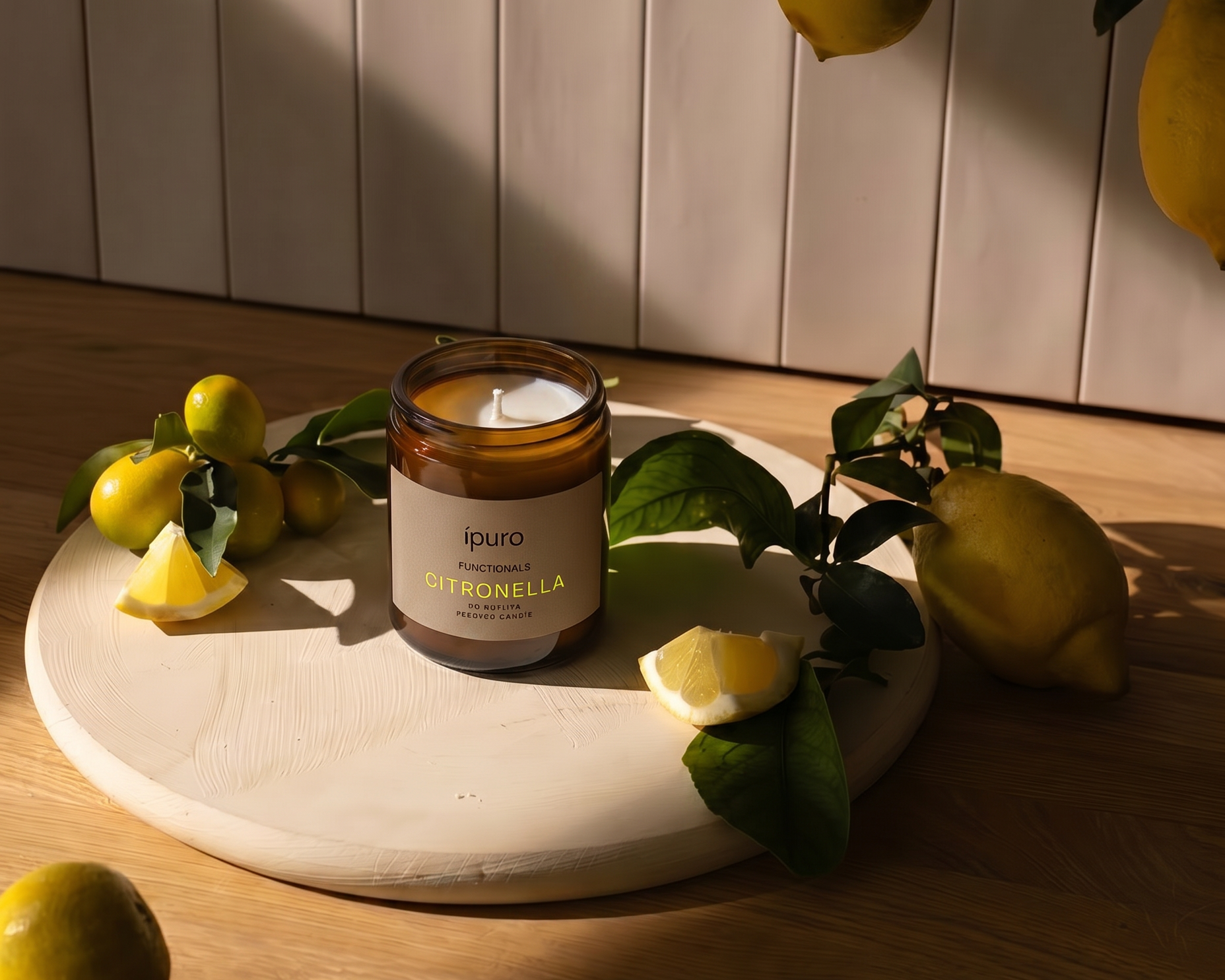 FUNCTIONALS ipuro citronella scented candle