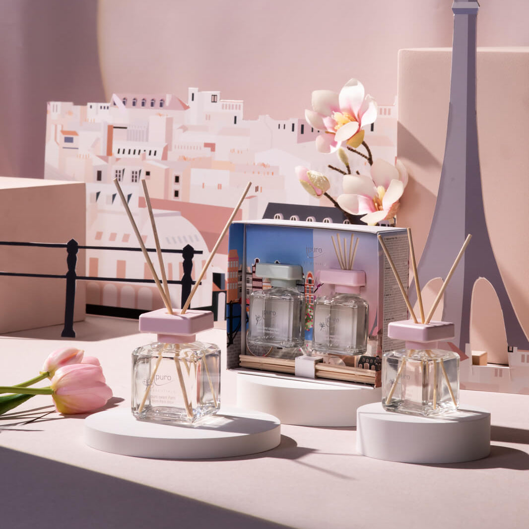 Geschenk-Set ipuro floral Amsterdam & sweet Paris