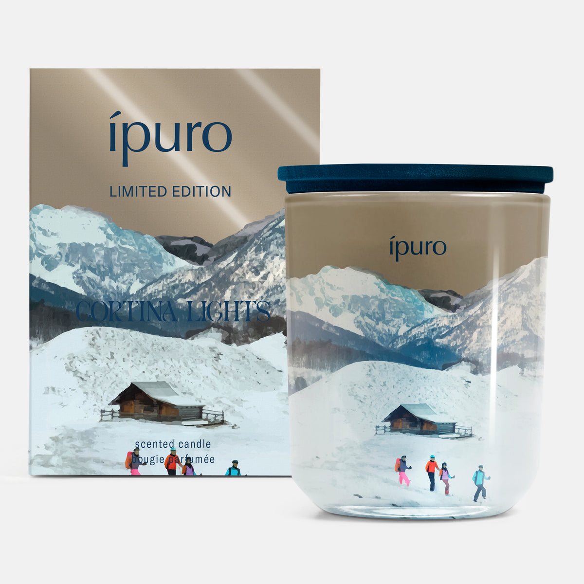 ipuro x Cortina Lights Duftkerze 270 g