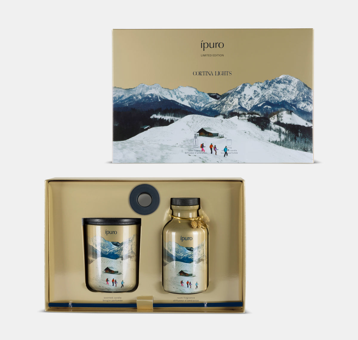 Gift set ipuro x Cortina Lights 240ml & 270g