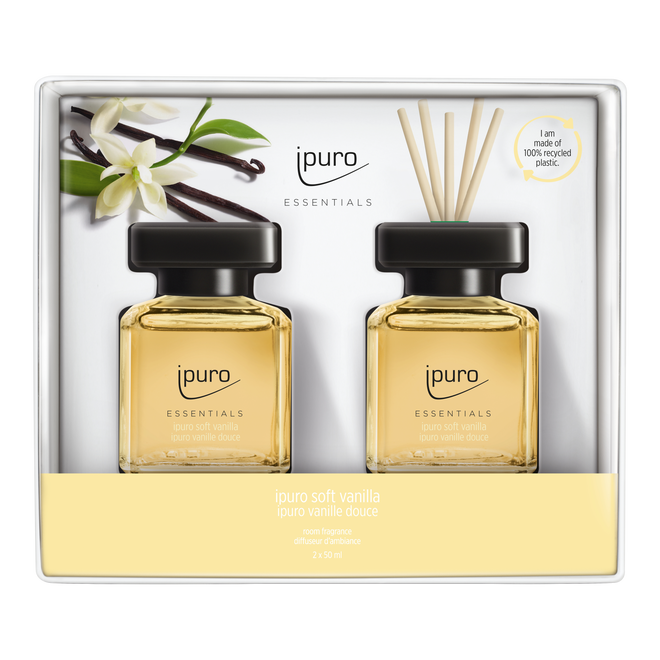 ESSENTIALS ipuro soft vanilla Raumduft-Set