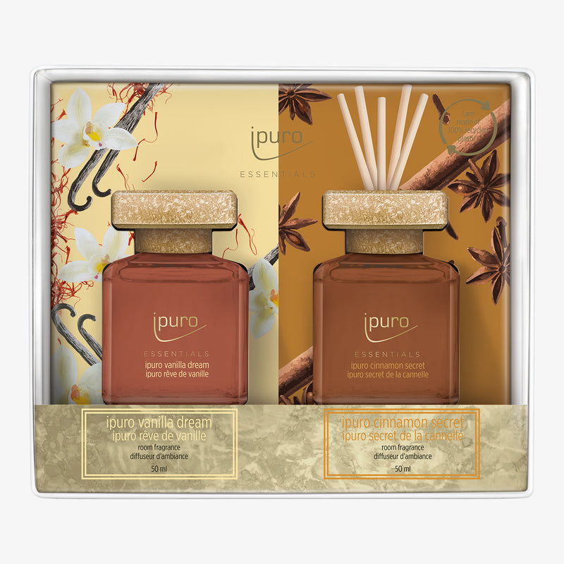 ESSENTIALS Raumduft-Set Cinnamon Secret & Vanilla Dream