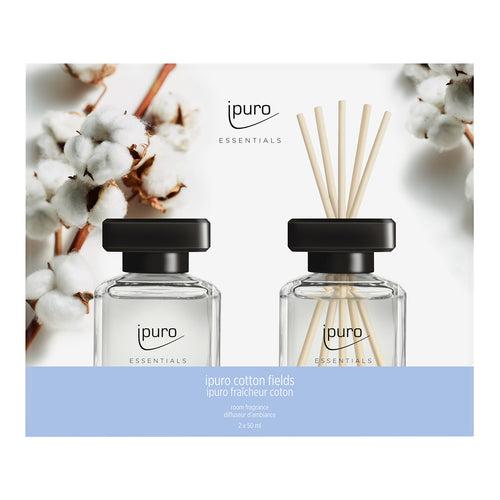 ESSENTIALS ipuro cotton fields Raumduft-Set