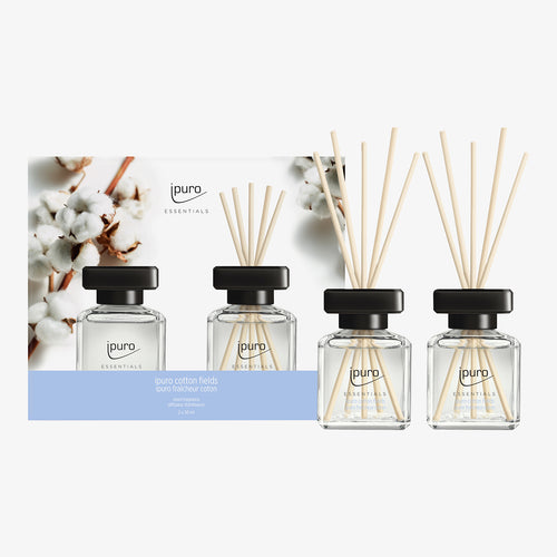 ESSENTIALS ipuro cotton fields Raumduft-Set
