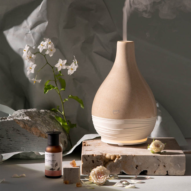 Diffusor für ätherische Öle, Holzblock, Aromatherapie-Duft, Parfüm