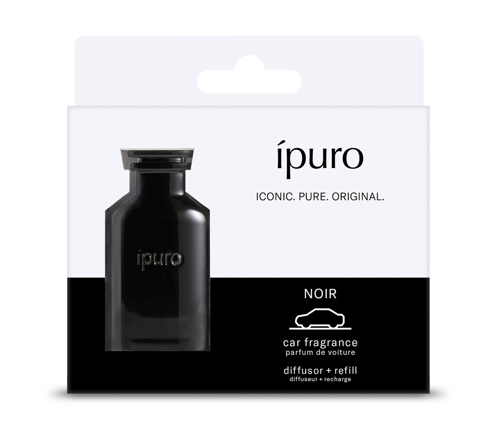 Coffret de parfums pour voiture CLASSIC ipuro noir