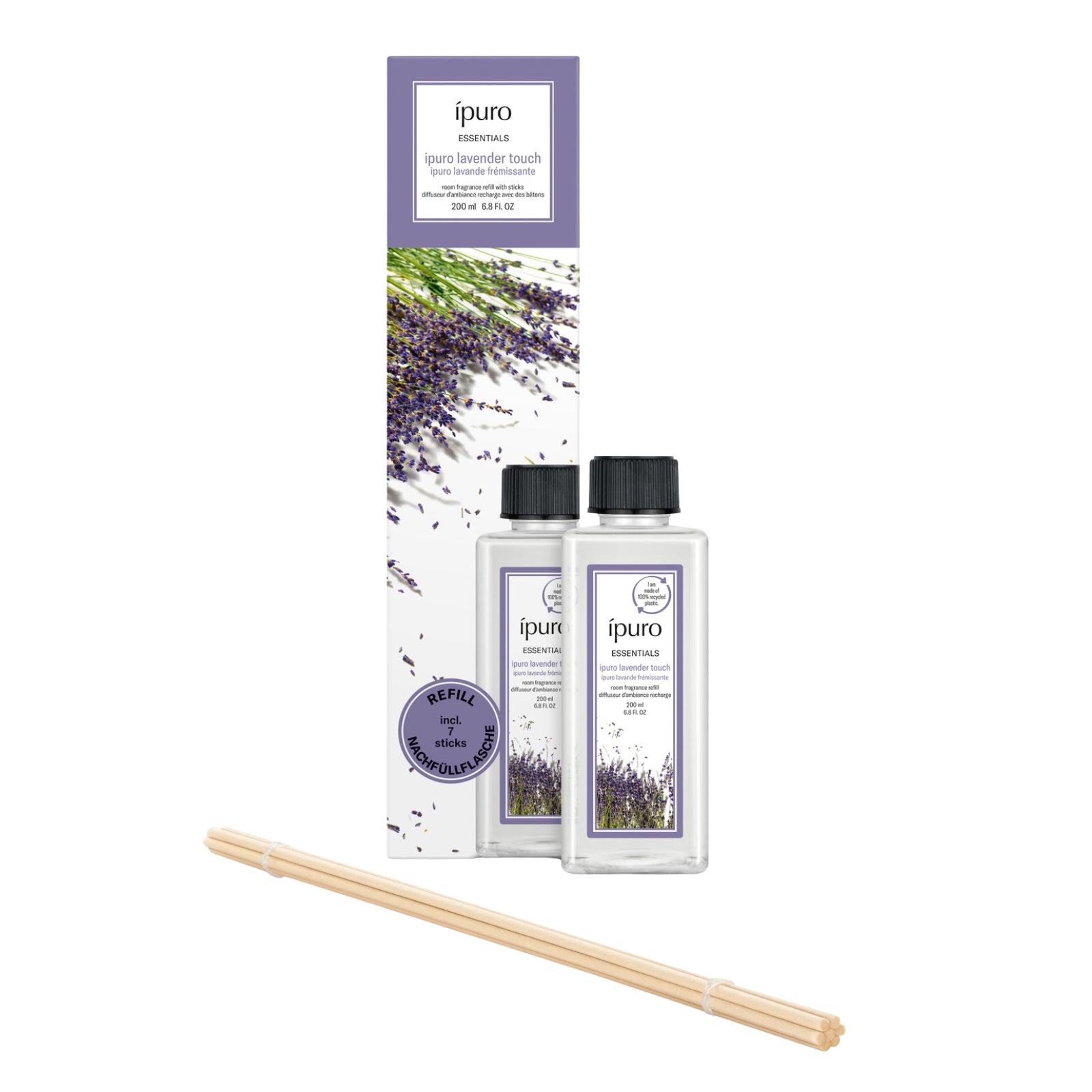 Recharge de parfum d'ambiance ESSENTIALS ipuro lavande touch