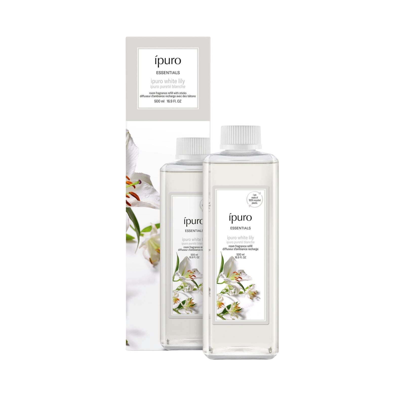 Recharge de parfum d'ambiance ESSENTIALS ipuro lys blanc