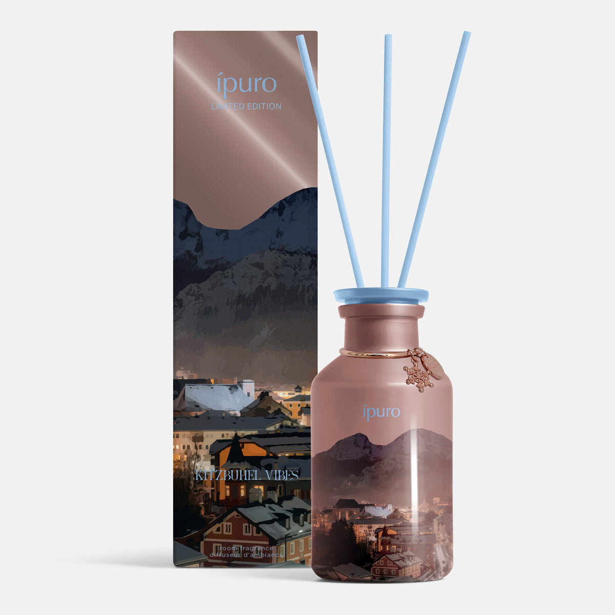 ipuro x Kitzbühel Raumduft 240 ml mit Rattanstäbchen