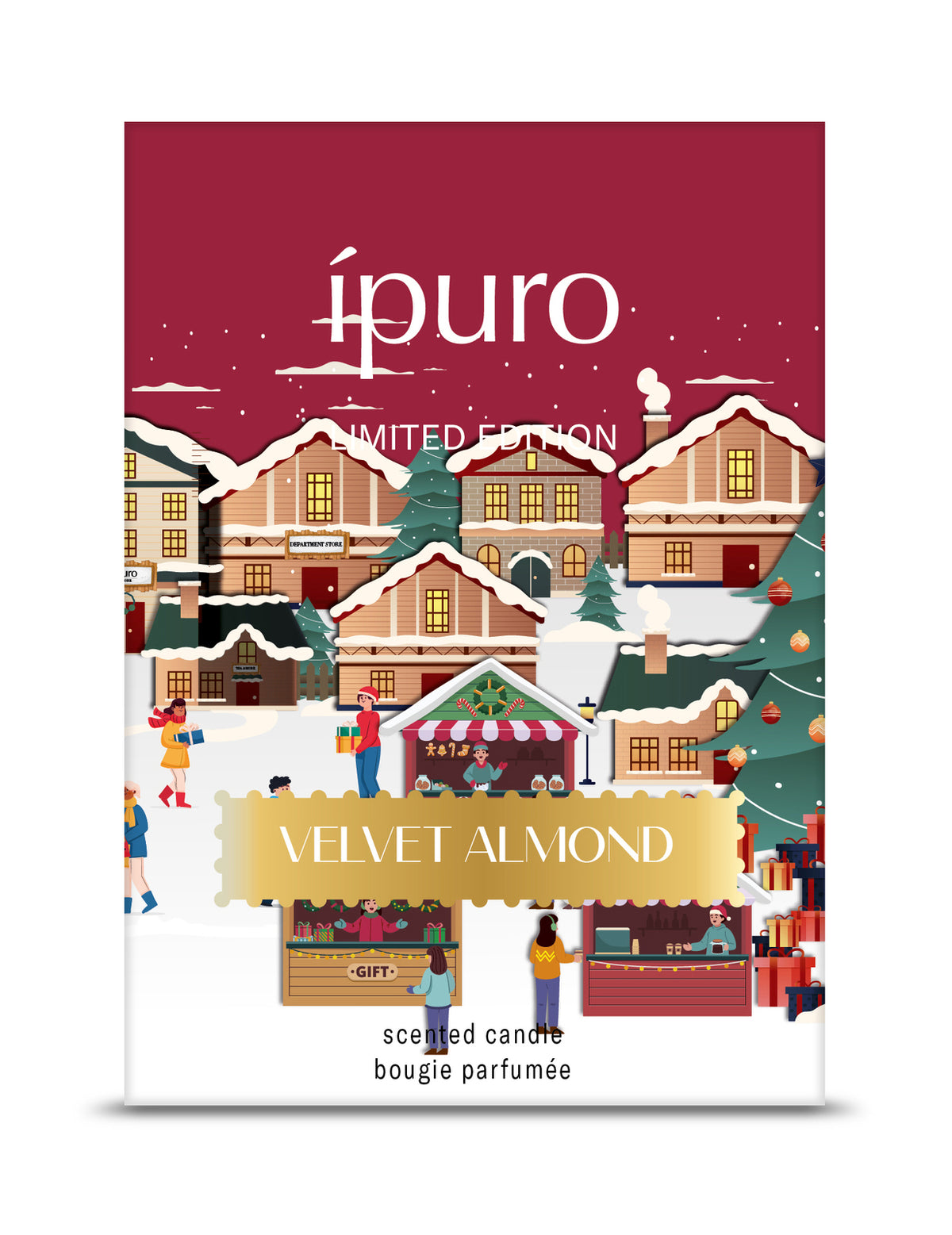 Duftkerze ipuro x Velvet Almond 270 g