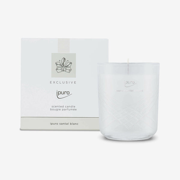 EXCLUSIVE ipuro santal blanc Duftkerze
